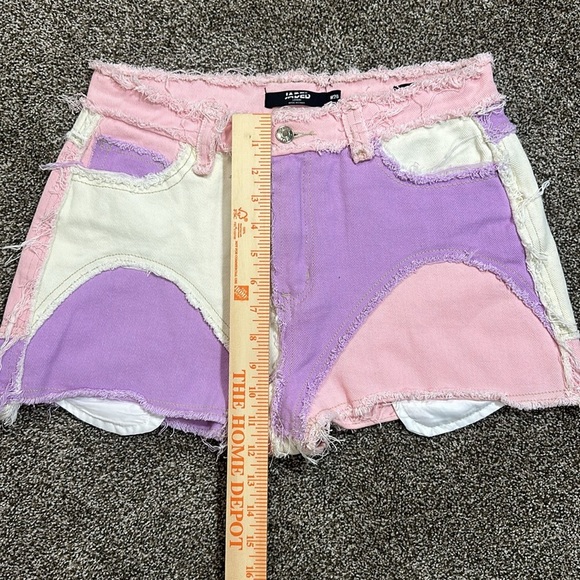 Jaded London patchwork hot pant size 28 - Picture 5 of 7